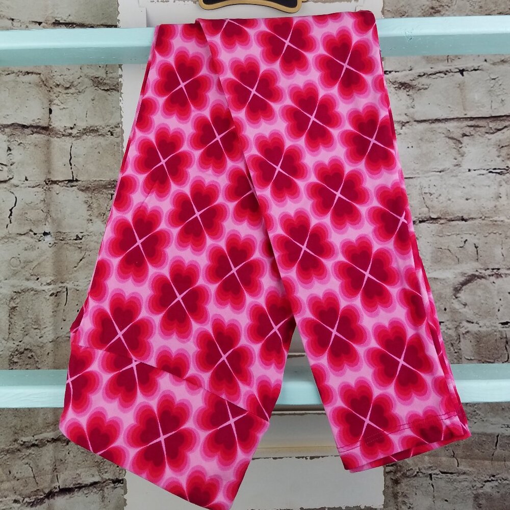 Pink Ombre Heart LuLaRoe Leggings